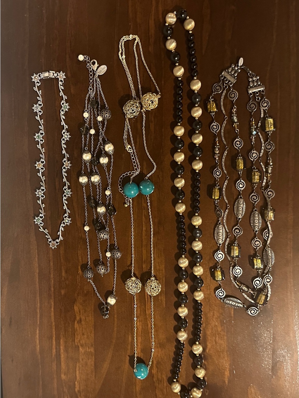 Lot of 5 Assorted Women's Necklaces for All Occassions